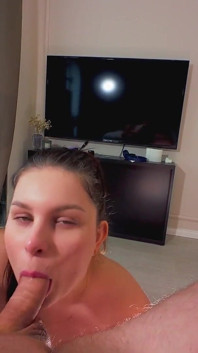 Real Hot Amateur Lexi Sucks Cock Like a Pro
