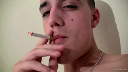 Boys Smoking: Leo Mcarthur Smoke & Stroke
