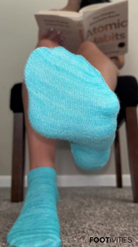 Ignoring You in Colorful Socks - Ivys Feet Footivities