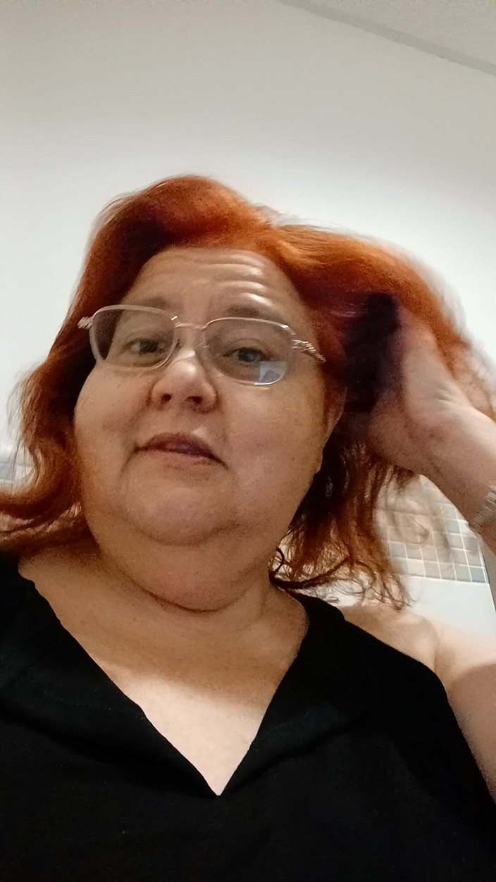 BBW nurse Vicki adventures with friends: Podívejte se na můj Nový styl vlasů a barvu