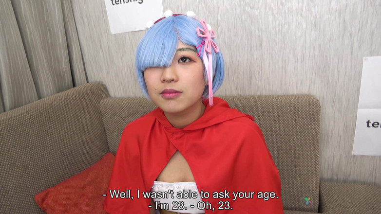 Tenshigao: Riho Machida Is in Her Anime Costume When She Visits...