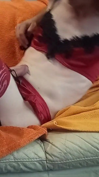 Lars Damberger Masturbating and Cum in Mouth with an Mouthgag