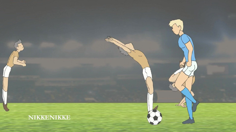Nikkenikke animation: Yaoi Foot: Fucking Her Wet Ass New in the Locker...