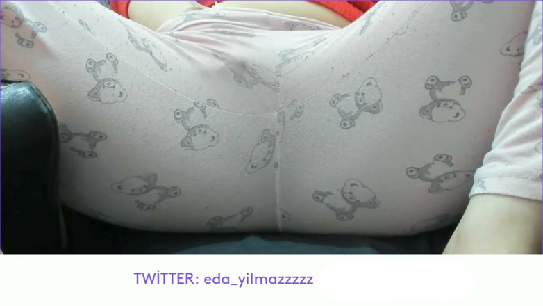 bigass_sexy_bigboobs: Turk -masturbation in Pajamas- Pussy Caressing in Pajamas