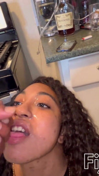 Just Got Fuck in the Ass Then Have Him Cum on My Face Creamy