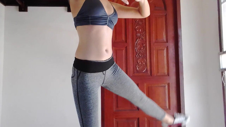 MissAnja_FH: Ultra svettig träning, dans +2 orgasmer