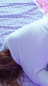 I Came so Much on Stepsister's Tits While Fucking in Her Bedroom