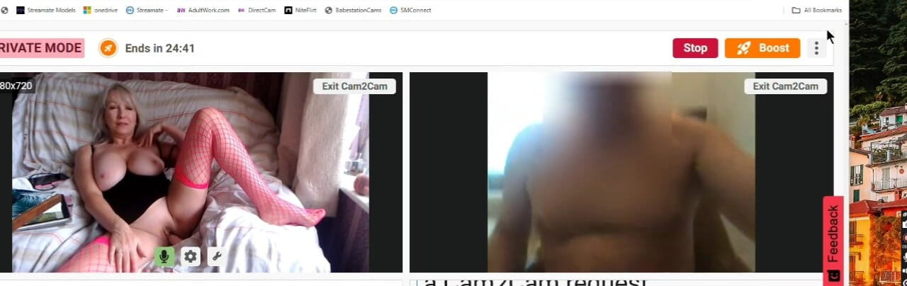 British Cougar: Cam to cam anh ấy làm cho tôi xuất tinh