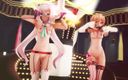 Mmd anime girls: Mmd r-18 anime kızları seksi dans eden klip 19
