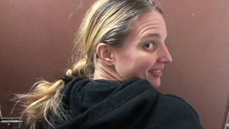 Teasey2024: She Sucks My Cock in a Reststop Restroom