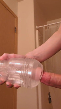 Pumping a Creampie Into My Fleshlight & Letting It Leak Out