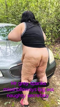 Mr Grey Took Miss Hallway to the Woods to Spank Her Big Ass Hard