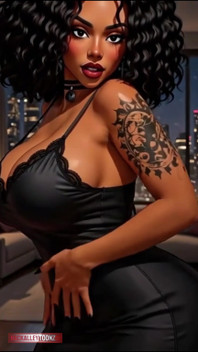 Sexy Ebony Big Booty Vixen Intimate Moment
