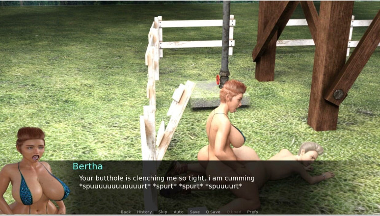 XXX Games Bunk - Trans: Futa Groves - Gameplay - Roleplay - Big Ass Sissy Dildo Sit in...