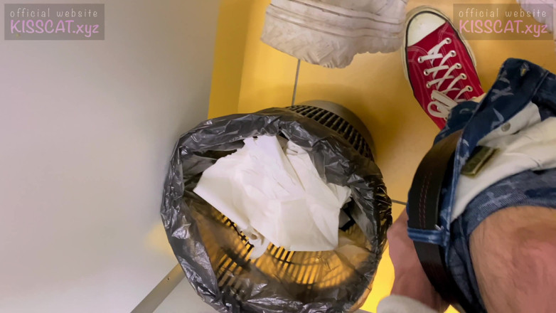 KissCat: Real risky sex in man's toilet - agent pickup student in...