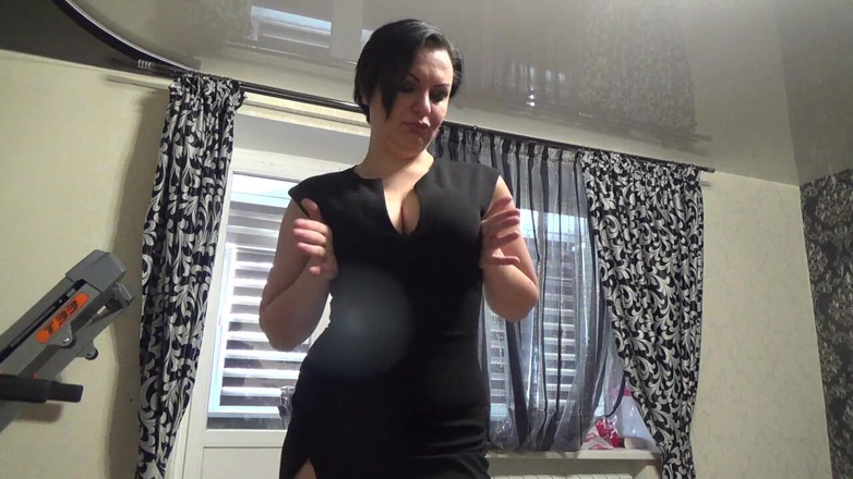 Sexy Milf: Das sexyste mein outfit N3 Modeling, langes klasseik schwarzes kleid...
