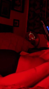Nyx Cums Over and Over on Hex's Strap Loudly!