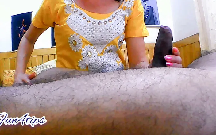 Bolly Karma: Her Sexy Fingers Move Over His Body Giving a Hard...