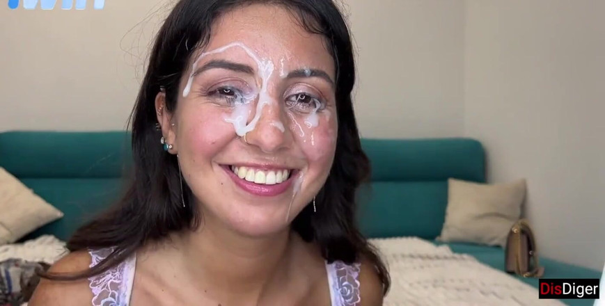 Dis Diger: Enorme compilación de corridas - tratamientos faciales - semen en la boca -...