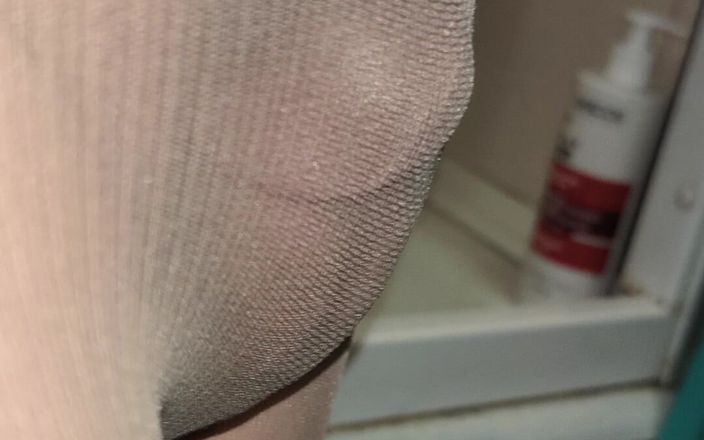 PantyhoseJuicyCummer: I Took Sexy Nude Pantyhose From a Girlfriend and Admire...