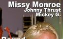Picticon bondage and fetish: Missy Monroe &amp;amp; Johnny Thrust y Mickey G. atada amordazada mamada...