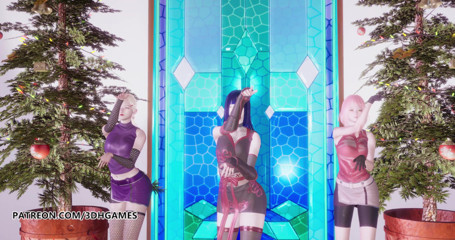 3D-Hentai Games: Twice - senti uno spogliarello speciale Ino Sakura Hinata in danza...