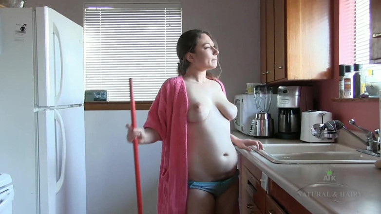 ATK Fans (Hairy): Clara Cleans the Kitchen but Her Clothes Seem to Be...
