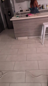 My Step Dad's New Girlfriend Suck My Dick While He's at Work