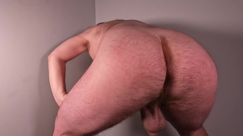 The Perfect Cock: 熊晨伸展从后面暴露大球，鸡巴和混蛋