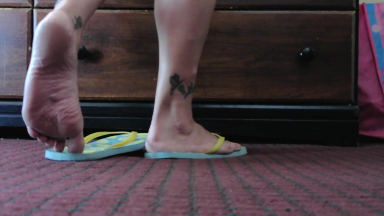 Abby Anna: Jeu de chaussures debout, tongs