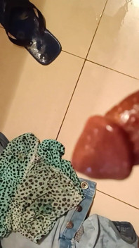 Hand Job. Bathroom