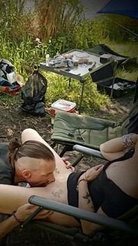 MILF Blowjob and Eating Pussy Outdoor