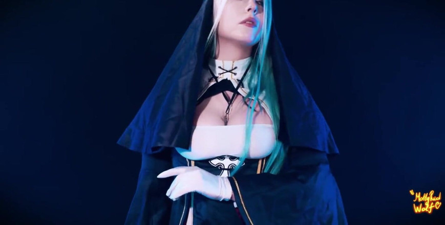 MollyRedWolf: Ich habe nonne belogen und sie diszipliniert mich mit Pegging -...