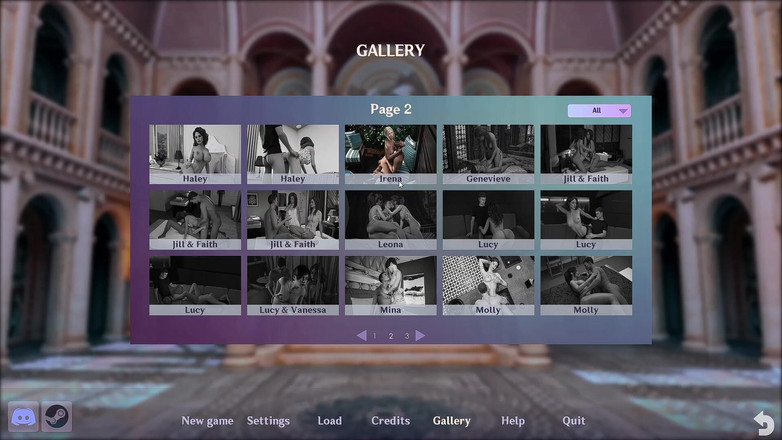 LewdArcade: Galeri Lust Academy Season 3 [bagian 06] Permainan Game Porno [18+] Game Novel Visual 3D...