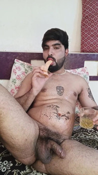 Cum Swallow and Pee Tasting Dilo Fuck