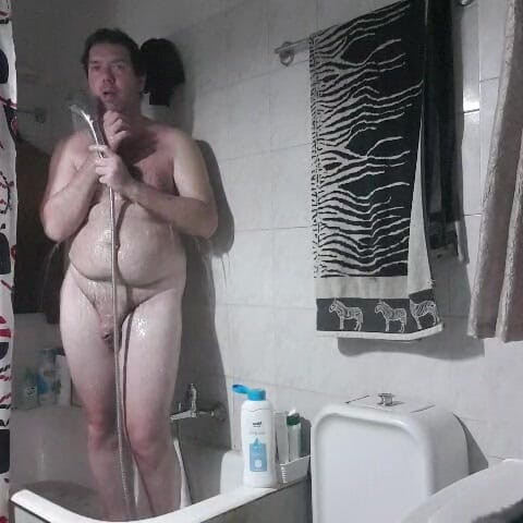 Mirko2589: I Take a Shower in Bathroom