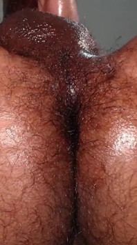 Sexy Hairy Ass and Uncut Cock