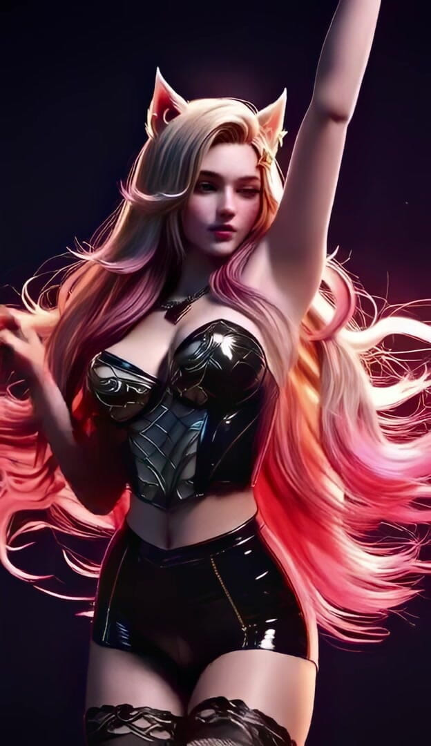 3D-Hentai Games: Ahri의 열정적인 춤