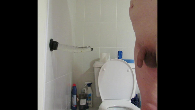 bigears: 9 inçlik cam yarağa biniyor yakın çekim yan görünüm