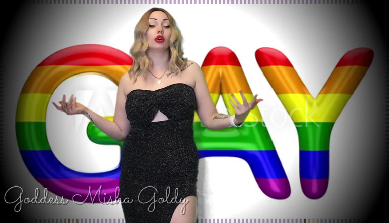 Goddess Misha Goldy: Te encanta tomar polla! Quieres chupar la polla! ¡No quieres coño! ¡Eres...