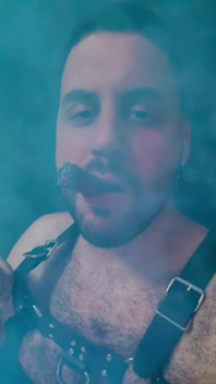 Mr Bear Cigarman Smoking
