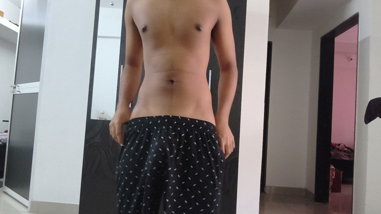 18_Boy_Flirt: My First Cum at Hostel Room