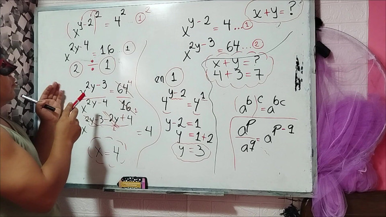 Rosaroja: 25代数:Xの性的な数学を計算しよう