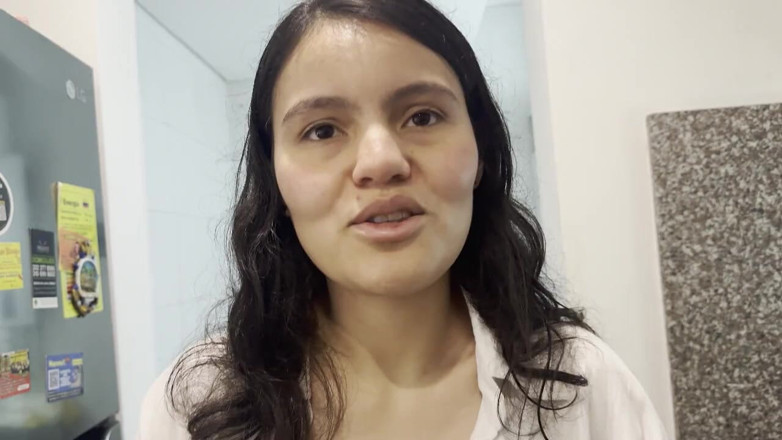 scarlettandc: Lesbian Sex with My Husband's Stepsister in the Kitchen While...