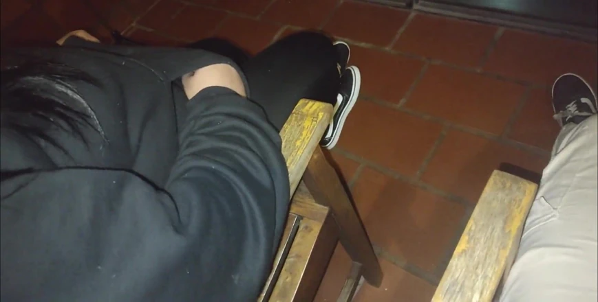 FANTASIAHARDCORESEX: Sucking My Best Friend's Entire Cock Outdoors While It's Raining...