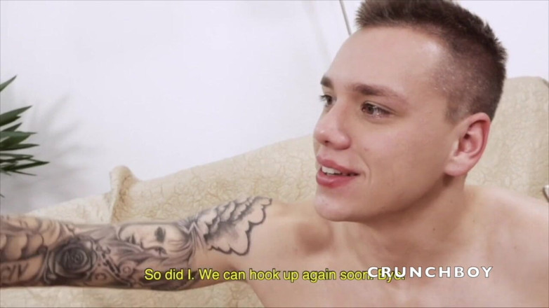 Not really gay but: Two sexy straight boys from Praha fucking bareback for new...