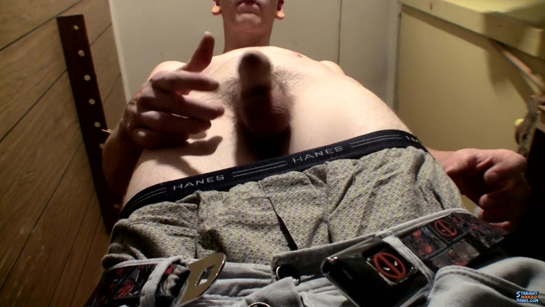 Straight naked thugs: Confident Boy Jake Gets That Big Boner Out