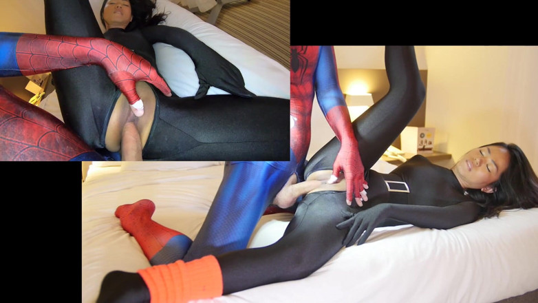 Nylon Xtreme: Jureka delmar ki Black Zentai Lycra ke saath chudaee