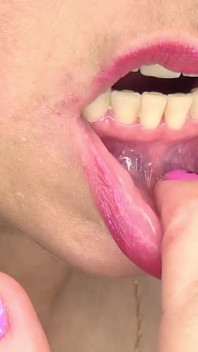 Playing with My Uvula, Tongue and Mouth in Front of a Mirror