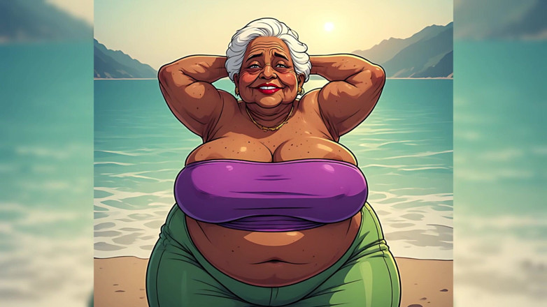 AI Porn: Kartun SSBBW India